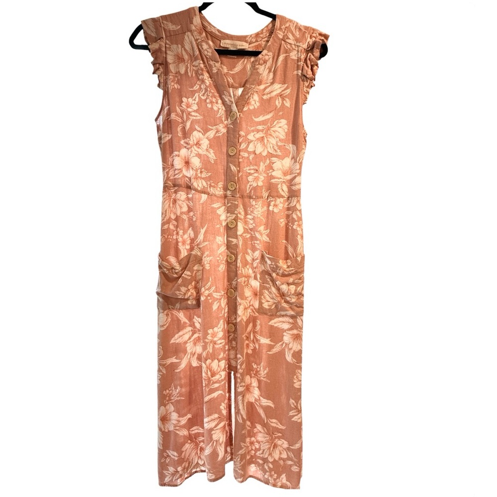 MONTEAU | Floral Button-Down Dress